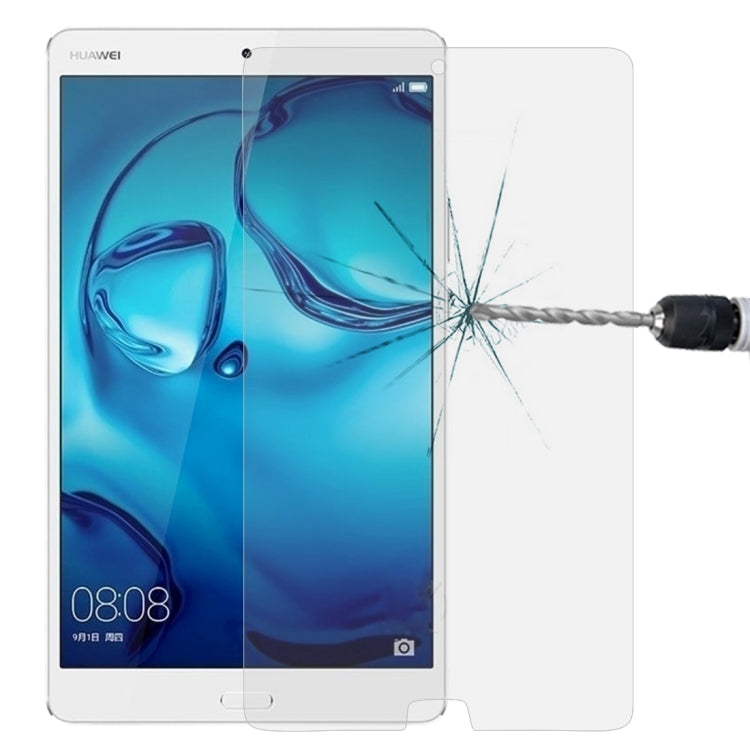 สำหรับ Huawei MediaPad M3 8.4 นิ้ว 0.3mm 9H ความแข็งพื้นผิวฟิล์มกระจกนิรภัยป้องกันการระเบิด, For MediaPad M3 8.4 inch