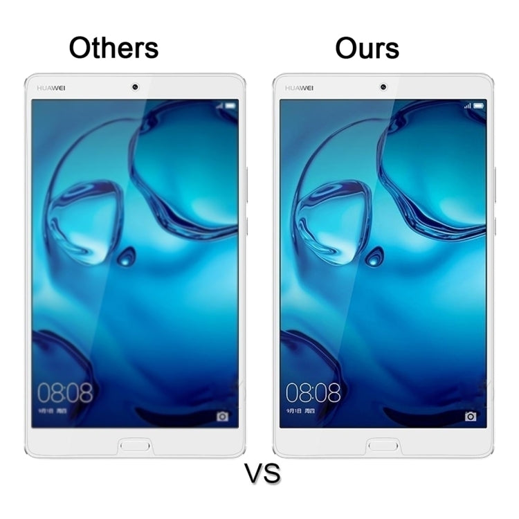 สำหรับ Huawei MediaPad M3 8.4 นิ้ว 0.3mm 9H ความแข็งพื้นผิวฟิล์มกระจกนิรภัยป้องกันการระเบิด, For MediaPad M3 8.4 inch