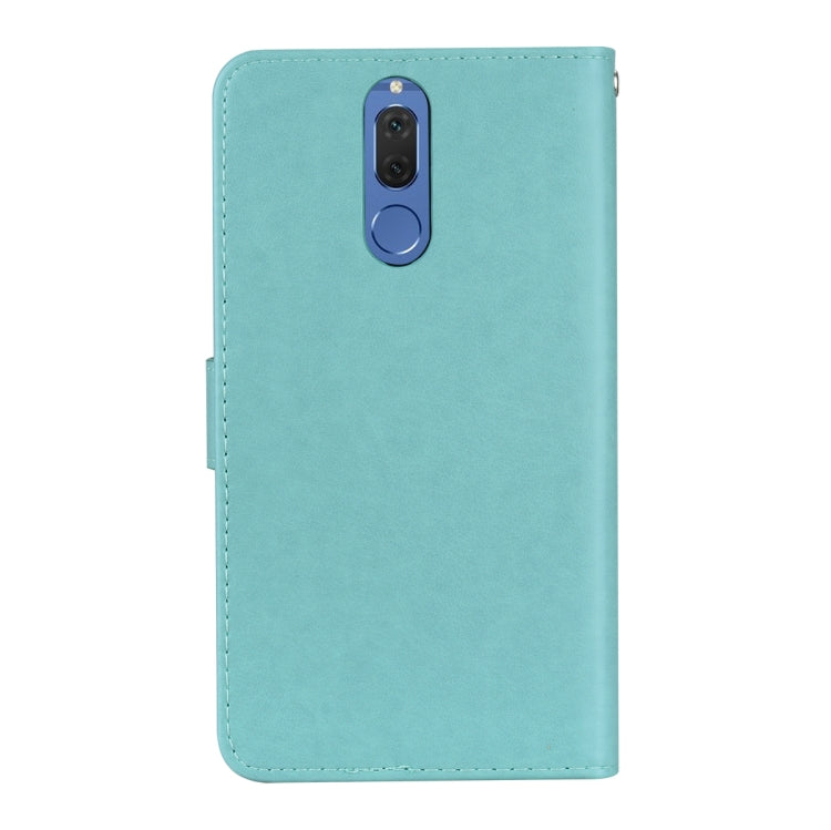 สำหรับ Huawei Mate 10 Lite Rose นูนซองหนัง PU สิ่งแวดล้อมพลิกแนวนอนพร้อมตัวยึดและช่องเสียบการ์ดและกระเป๋าสตางค์, For Huawei Mate 10 Lite, Huawei Mate 10 Lite