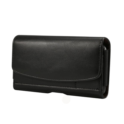 Men Lambskin Texture โทรศัพท์มือถืออเนกประสงค์อเนกประสงค์กระเป๋าหนังคาดเอวสำหรับสมาร์ทโฟนขนาด 6.9 นิ้วหรือต่ำกว่าพร้อมช่องเสียบการ์ด
