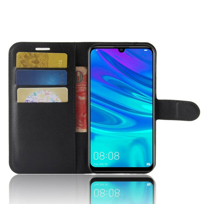 ซองหนังพลิกแนวนอนเนื้อลิ้นจี่สำหรับ Huawei P30 Lite พร้อมกระเป๋าสตางค์และที่ใส่และช่องเสียบการ์ด, For Huawei P30 Lite