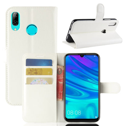 ซองหนังพลิกแนวนอนเนื้อลิ้นจี่สำหรับ Huawei P30 Lite พร้อมกระเป๋าสตางค์และที่ใส่และช่องเสียบการ์ด, For Huawei P30 Lite