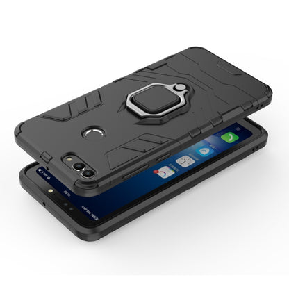 เคสกันกระแทก PC + TPU สำหรับ Huawei Y9 2018 พร้อมที่วางแหวนแม่เหล็ก, For Huawei Y9 2018