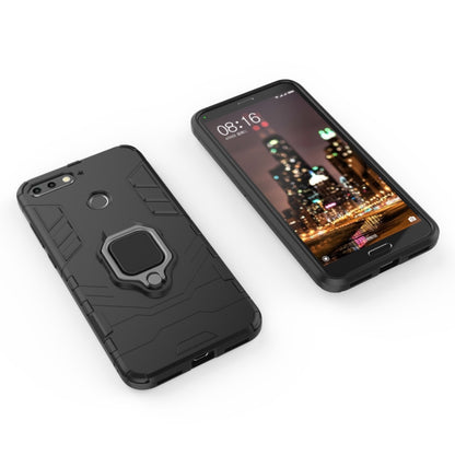เคสกันกระแทก PC + TPU สำหรับ Huawei Honor 7A พร้อมที่ใส่แหวนแม่เหล็ก, For Huawei Honor 7A