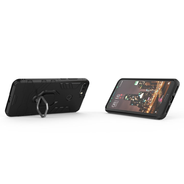 เคสกันกระแทก PC + TPU สำหรับ Huawei Honor 7A พร้อมที่ใส่แหวนแม่เหล็ก, For Huawei Honor 7A