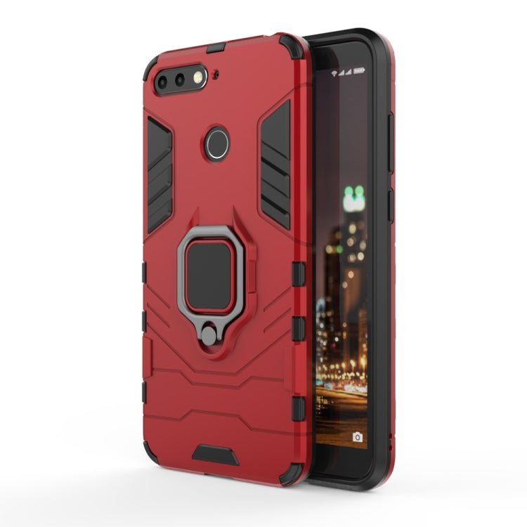 เคสกันกระแทก PC + TPU สำหรับ Huawei Honor 7A พร้อมที่ใส่แหวนแม่เหล็ก, For Huawei Honor 7A