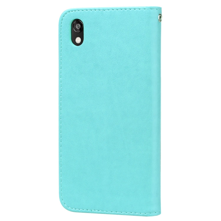 ซองหนัง PU พลิกแนวนอนลายดอกกุหลาบสำหรับ Huawei Honor 8S / Y5 (2019) พร้อมตัวยึดและช่องเสียบการ์ดและกระเป๋าสตางค์, For Huawei Honor 8S / Y5 (2019)