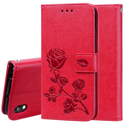ซองหนัง PU พลิกแนวนอนลายดอกกุหลาบสำหรับ Huawei Honor 8S / Y5 (2019) พร้อมตัวยึดและช่องเสียบการ์ดและกระเป๋าสตางค์, For Huawei Honor 8S / Y5 (2019)