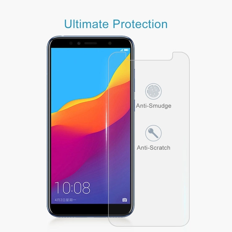 50 ชิ้น 0.26 มิลลิเมตร 9H 2.5D ฟิล์มกระจกนิรภัยสำหรับหัวเว่ยเกียรติ 7A, For Honor 7A(50 PCS)