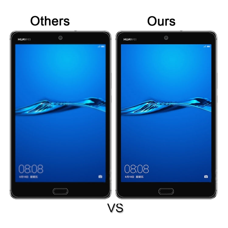 75 ชิ้นสำหรับ Huawei MediaPad M3 Lite 8.0 นิ้ว 0.3 มิลลิเมตร 9H ความแข็งพื้นผิวฟิล์มกระจกนิรภัยป้องกันการระเบิด, For M3 Lite 8.0