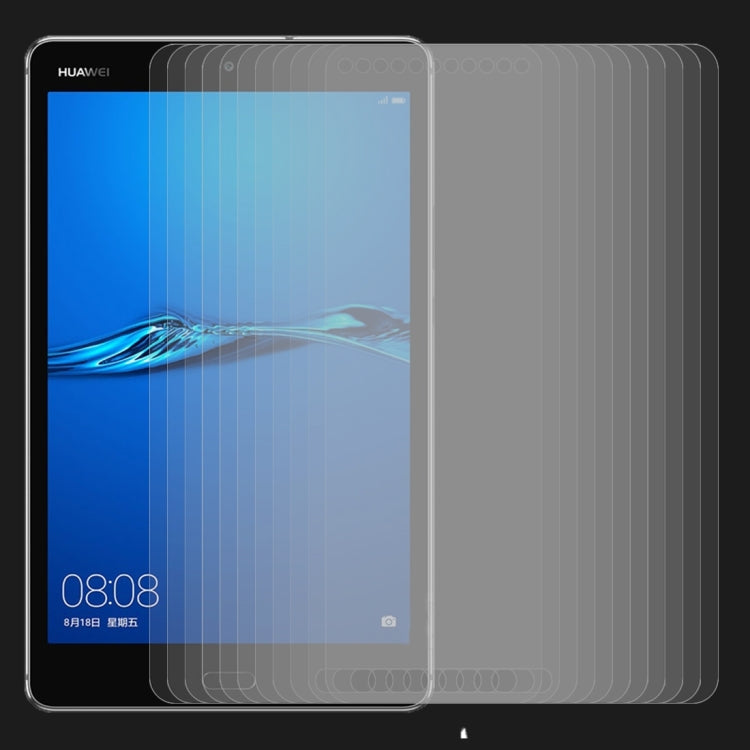 75 ชิ้นสำหรับ Huawei MediaPad M3 Lite 8.0 นิ้ว 0.3 มิลลิเมตร 9H ความแข็งพื้นผิวฟิล์มกระจกนิรภัยป้องกันการระเบิด, For M3 Lite 8.0