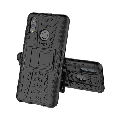 พื้นผิวยาง TPU + PC เคสกันกระแทกสำหรับ Huawei Honor 10 Lite / P Smart (2019) พร้อมตัวยึด, For Honor 10 Lite