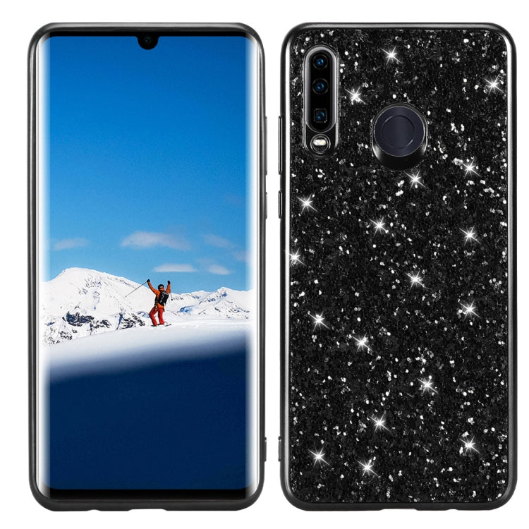 เคส TPU กันกระแทกแบบผงแวววาวสำหรับ Huawei P30 Lite / nova 4e, For Huawei P30 Lite / nova 4e