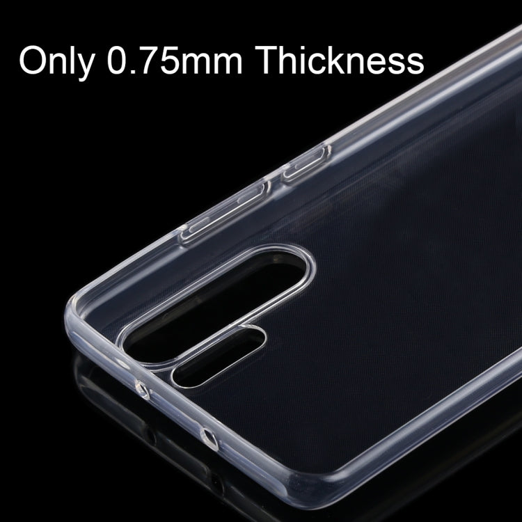 เคสป้องกันนุ่ม TPU โปร่งใสบางเฉียบ 0.75 มม. สำหรับ Huawei P30 Pro, For P30 Pro