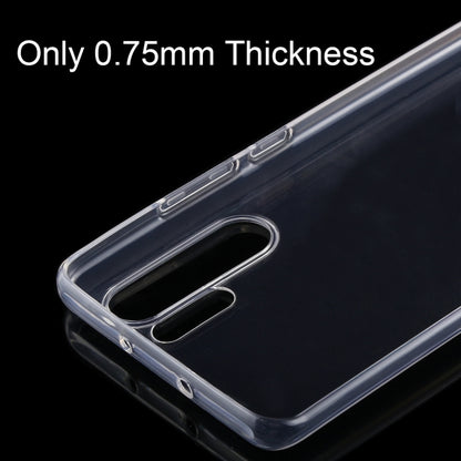 เคสป้องกันนุ่ม TPU โปร่งใสบางเฉียบ 0.75 มม. สำหรับ Huawei P30 Pro, For P30 Pro