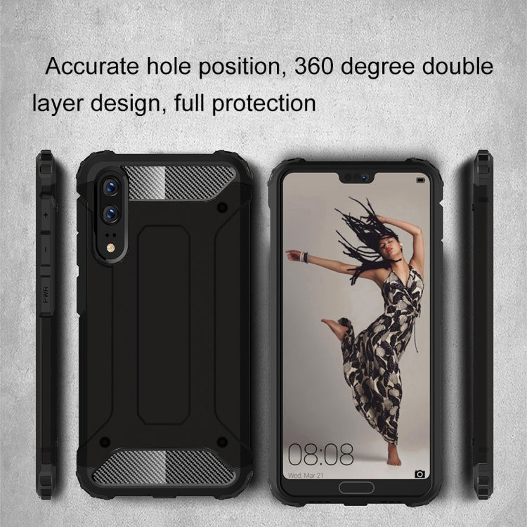 สำหรับ Huawei P20 เคสฝาหลังแบบรวม TPU + PC ที่ทนทานเต็มตัว, For Huawei P20, Huawei P20