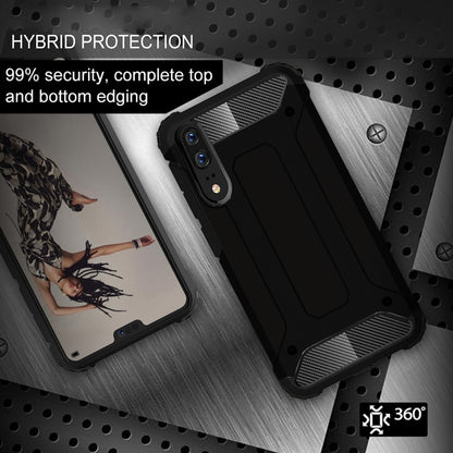 สำหรับ Huawei P20 เคสฝาหลังแบบรวม TPU + PC ที่ทนทานเต็มตัว, For Huawei P20, Huawei P20