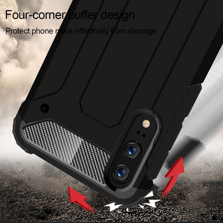 สำหรับ Huawei P20 เคสฝาหลังแบบรวม TPU + PC ที่ทนทานเต็มตัว, For Huawei P20, Huawei P20