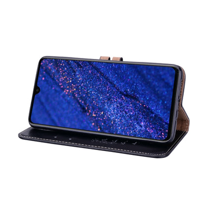 ซองหนังพลิกแนวนอนเนื้อน้ำมันขี้ผึ้งสไตล์ธุรกิจสำหรับ Huawei Mate 20 พร้อมตัวยึดและช่องเสียบการ์ดและกระเป๋าสตางค์, For Huawei Mate 20
