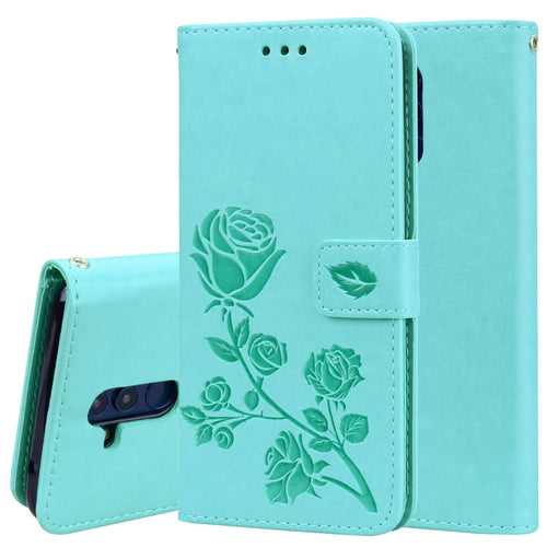 ซองหนัง PU แบบพลิกแนวนอนลายดอกกุหลาบสำหรับ Huawei Mate 20 Lite พร้อมตัวยึดและช่องเสียบการ์ดและกระเป๋าสตางค์, For Huawei Mate 20 Lite, Huawei Mate 20 Lite