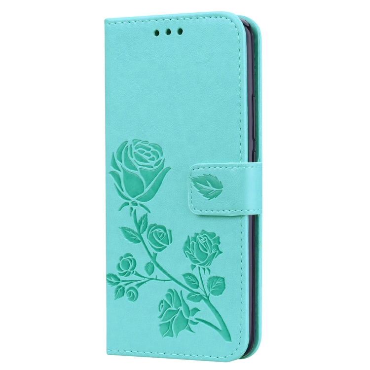 ซองหนัง PU แบบพลิกแนวนอนลายดอกกุหลาบสำหรับ Huawei Mate 20 Pro พร้อมตัวยึดและช่องเสียบการ์ดและกระเป๋าสตางค์, For Huawei Mate 20 Pro, Huawei Mate 20 Pro