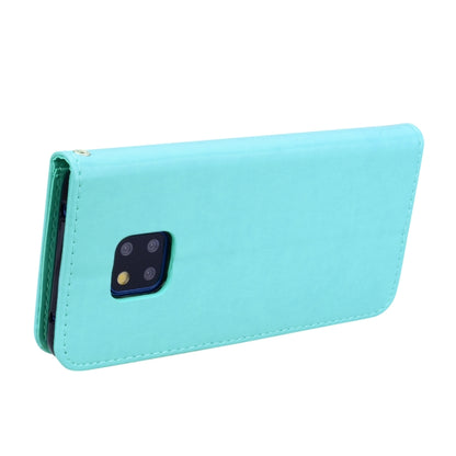 ซองหนัง PU แบบพลิกแนวนอนลายดอกกุหลาบสำหรับ Huawei Mate 20 Pro พร้อมตัวยึดและช่องเสียบการ์ดและกระเป๋าสตางค์, For Huawei Mate 20 Pro, Huawei Mate 20 Pro