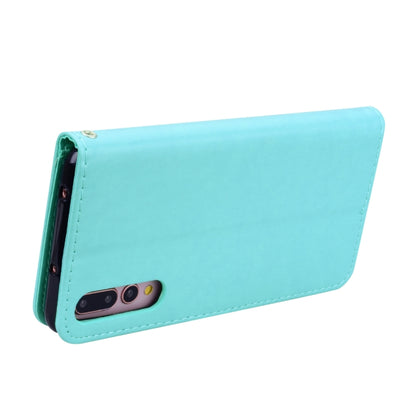 ซองหนัง PU แบบพลิกแนวนอนลายดอกกุหลาบสำหรับ Huawei P20 Pro พร้อมตัวยึดและช่องเสียบการ์ดและกระเป๋าสตางค์, For Huawei P20 Pro, Huawei P20 Pro