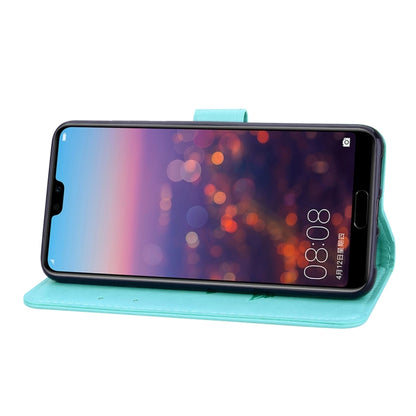 ซองหนัง PU แบบพลิกแนวนอนลายดอกกุหลาบสำหรับ Huawei P20 Pro พร้อมตัวยึดและช่องเสียบการ์ดและกระเป๋าสตางค์, For Huawei P20 Pro, Huawei P20 Pro