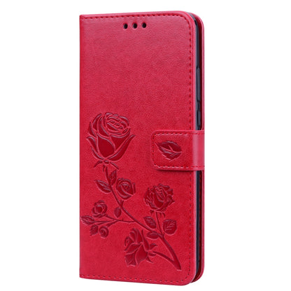 ซองหนัง PU แบบพลิกแนวนอนลายดอกกุหลาบสำหรับ Huawei Y9 (2019) พร้อมตัวยึดและช่องเสียบการ์ดและกระเป๋าสตางค์, For Huawei Y9 (2019), Huawei Y9 (2019)