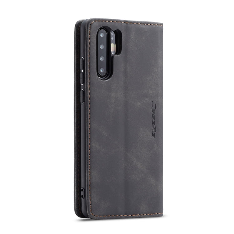 CaseMe-013 ซองหนังพลิกแนวนอน Retro Frosted มัลติฟังก์ชั่นสำหรับ Huawei P30 Pro พร้อมช่องเสียบการ์ดและที่วางและกระเป๋าสตางค์, For Huawei P30 Pro