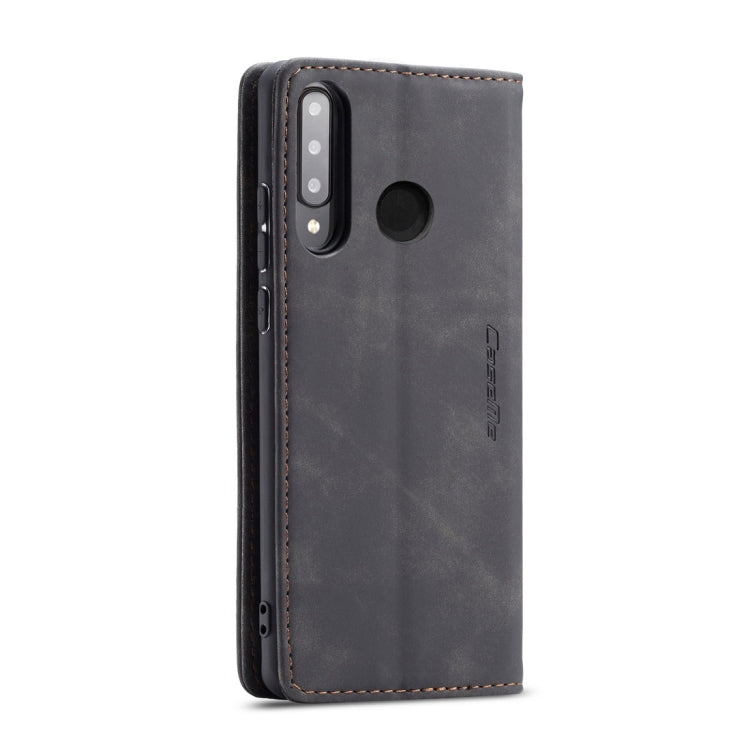 CaseMe-013 ซองหนังพลิกแนวนอน Retro Frosted มัลติฟังก์ชั่นสำหรับ Huawei P30 Lite พร้อมช่องเสียบการ์ดและที่วางและกระเป๋าสตางค์, For Huawei P30 Lite
