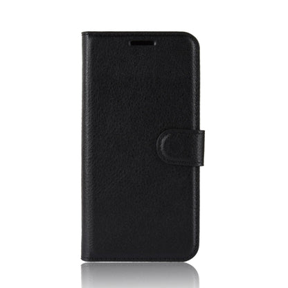 ซองหนังพลิกแนวนอนเนื้อลิ้นจี่สำหรับ Huawei P30 พร้อมตัวยึดและช่องเสียบการ์ดและกระเป๋าสตางค์, For Huawei P30, For P30
