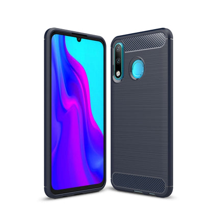 เคส TPU คาร์บอนไฟเบอร์เนื้อแปรงสำหรับ Huawei P30 Lite, Huawei P30 Lite