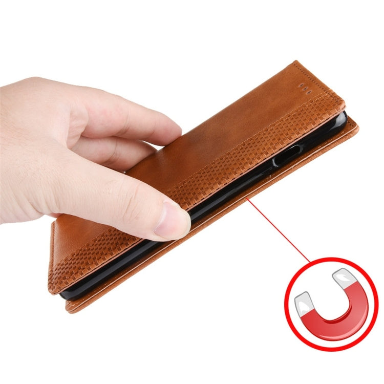 Magnetic Buckle Retro Texture ซองหนังพลิกแนวนอนสำหรับ Huawei Y7 (2019) / Y7 Prime (2019) พร้อมตัวยึดและช่องเสียบการ์ดและกระเป๋าสตางค์, For Huawei Y7 (2019)