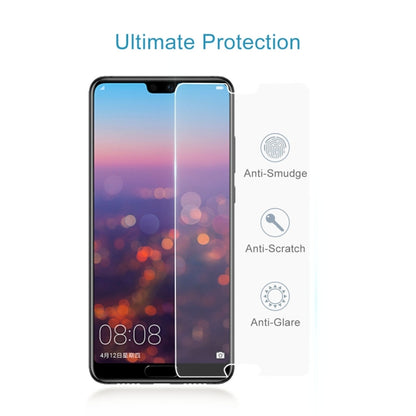 10 ชิ้นสำหรับ Huawei P20 0.26mm 9H ความแข็งพื้นผิว 2.5D ฟิล์มกระจกนิรภัยป้องกันการระเบิด, For P20