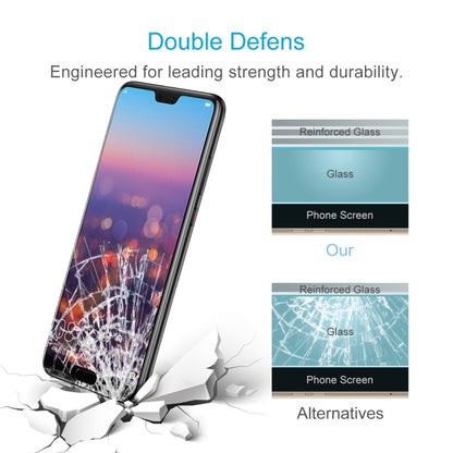10 ชิ้นสำหรับ Huawei P20 0.26mm 9H ความแข็งพื้นผิว 2.5D ฟิล์มกระจกนิรภัยป้องกันการระเบิด, For P20