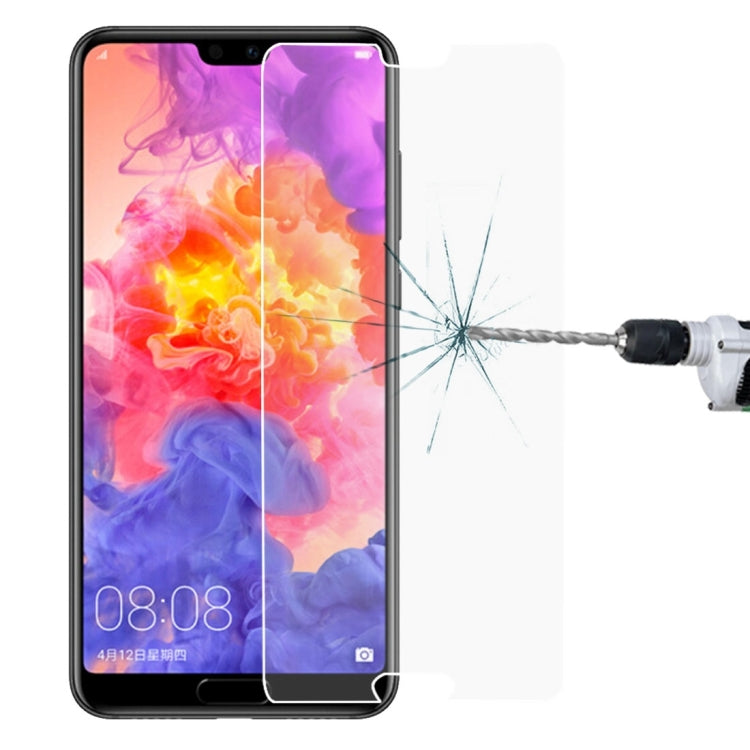 สำหรับ Huawei P20 Pro 0.26mm 9H ความแข็งพื้นผิว 2.5D ฟิล์มกระจกนิรภัยป้องกันการระเบิด, For P20 Pro