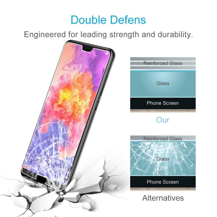 สำหรับ Huawei P20 Pro 0.26mm 9H ความแข็งพื้นผิว 2.5D ฟิล์มกระจกนิรภัยป้องกันการระเบิด, For P20 Pro