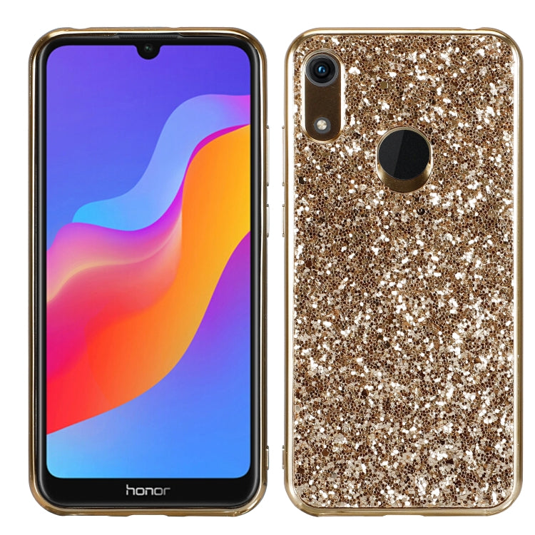 เคส TPU กันกระแทกแบบ Glittery Powder สำหรับ Huawei Honor Play 8A, For Huawei Honor 8A