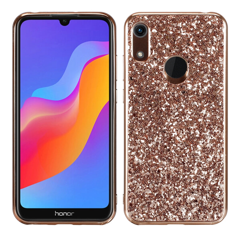 เคส TPU กันกระแทกแบบ Glittery Powder สำหรับ Huawei Honor Play 8A, For Huawei Honor 8A