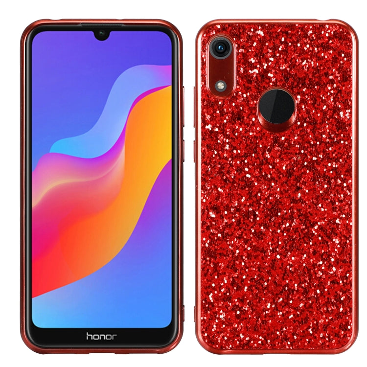 เคส TPU กันกระแทกแบบ Glittery Powder สำหรับ Huawei Honor Play 8A, For Huawei Honor 8A