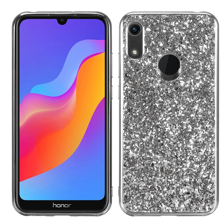 เคส TPU กันกระแทกแบบ Glittery Powder สำหรับ Huawei Honor Play 8A, For Huawei Honor 8A