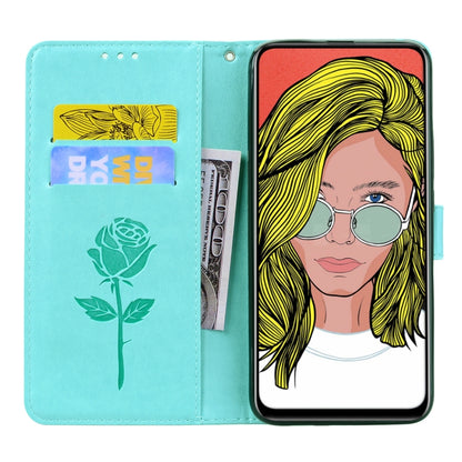 ซองหนัง PU แบบพลิกแนวนอนลายดอกกุหลาบสำหรับ Huawei P Smart Z พร้อมตัวยึดและช่องเสียบการ์ดและกระเป๋าสตางค์, For Huawei P Smart Z
