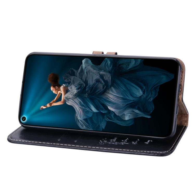ซองหนังพลิกแนวนอนเนื้อน้ำมันขี้ผึ้งสไตล์ธุรกิจสำหรับ Huawei Honor 20 พร้อมตัวยึดและช่องเสียบการ์ดและกระเป๋าสตางค์, For Huawei Honor 20