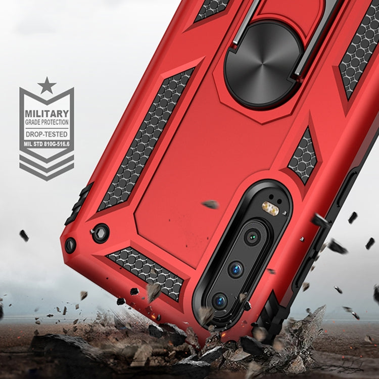 เคสเกราะกันกระแทก TPU + PC สำหรับ Huawei P30 พร้อมตัวยึดแบบหมุนได้ 360 องศา, For Huawei P30