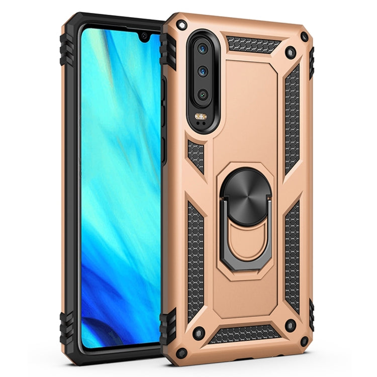 เคสเกราะกันกระแทก TPU + PC สำหรับ Huawei P30 พร้อมตัวยึดแบบหมุนได้ 360 องศา, For Huawei P30