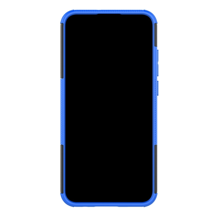 เคสกันกระแทก TPU + PC สำหรับพื้นผิวยางสำหรับ Huawei P Smart + 2019 พร้อมตัวยึด, For Huawei P Smart+ 2019