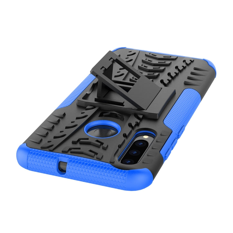 เคสกันกระแทก TPU + PC สำหรับพื้นผิวยางสำหรับ Huawei P Smart + 2019 พร้อมตัวยึด, For Huawei P Smart+ 2019