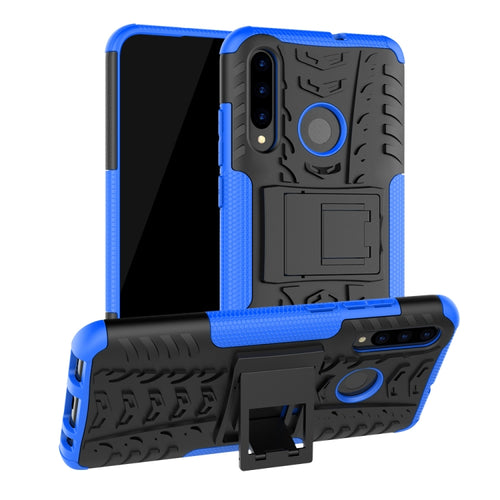 เคสกันกระแทก TPU + PC สำหรับพื้นผิวยางสำหรับ Huawei P Smart + 2019 พร้อมตัวยึด, For Huawei P Smart+ 2019