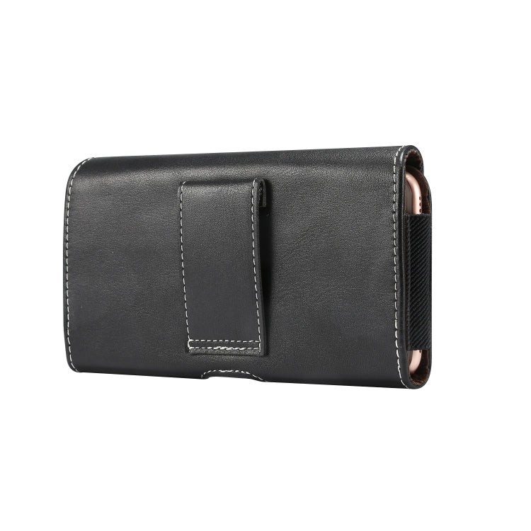 Men Lambskin Texture โทรศัพท์มือถืออเนกประสงค์อเนกประสงค์กระเป๋าหนังคาดเอวสำหรับสมาร์ทโฟนขนาด 6.9 นิ้วหรือต่ำกว่า, For 6.9 Inch